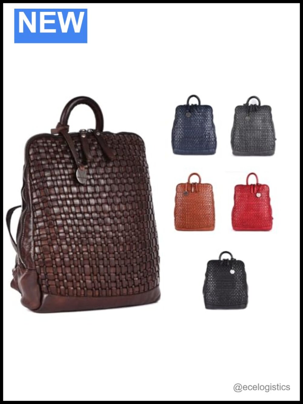 Genuine Leather Backpack for Women Men Travel Work Vintage
